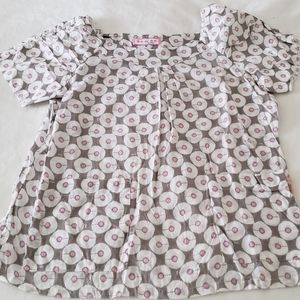 Koi scrub top